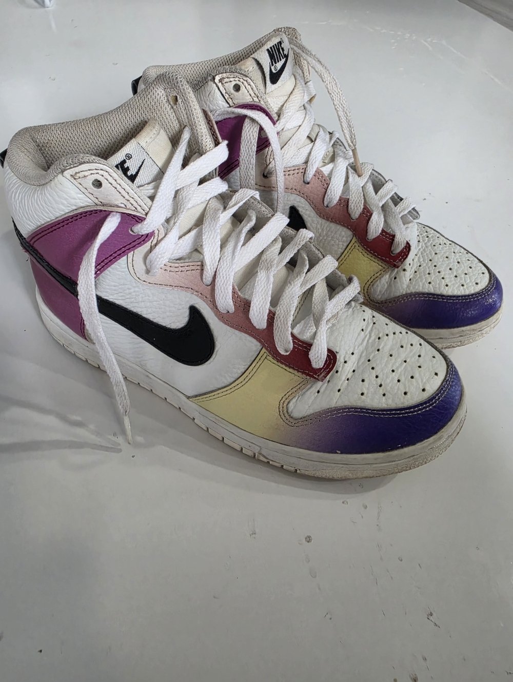 Nike Dunk High "Multicolor Gradient" women's Size 7.5